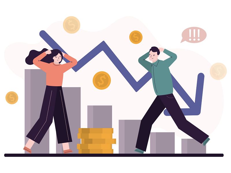 Deflation und 
Stagflation